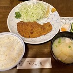 とん香 - 草津定食(ロース120g)