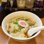 らぁ麺 半七 - 黒豚ワンタン麺（醤油）¥1000