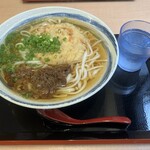 饂飩屋 口位製麺所 - 天ぷら肉うどん￥550 麺大盛￥100