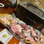 OICHO - 鶏焼…おまかせちょっとずつ盛り10種¥2,170