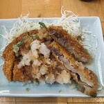 友食 - ロースカツ断面