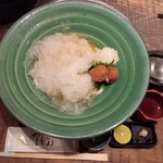 Menshouno Kokorotsukushi Tsurutontan - 冷だし南高梅うどん