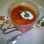 アトリエ・オキ - 生雲丹と　赤パプリカのムース仕立て　