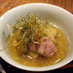 割烹 しらこ - OptioA30：所望した肉料理①；鴨肉料理