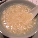 中華杉本 - 料理人の命の湯『冬瓜と朝引き鶏すり流し 上湯スープ』
