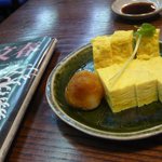 利久庵 - 厚焼玉子と週刊誌