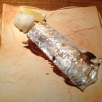 魚匠 銀平 道頓堀店 - 太刀魚の焼き