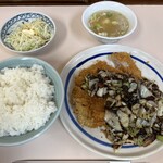 Takeishi - カツホイコーロゥ定食¥880