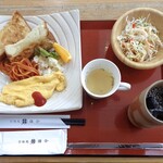 太郎茶屋 鎌倉 - モーニングＢセット（アイスコーヒーを選択）