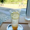 Cafe 2F Niitsu Bijutsukan - フルーツジュレのソーダ（白桃）✨