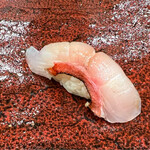 鮨 天ぷら 祇園いわい - 炙りが最高に美味しい金目鯛