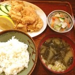 モンキー食堂 - とりから定食750円