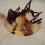 チョコミントのデザート