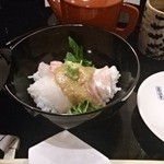 北新地 湯木 - タイ茶漬け