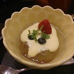 北新地 湯木 - フルーツゼリー