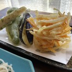 Teutisoba imajin - 野菜天ぷら（税込600円）