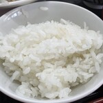 ラーメン もっけだの - 『朝食セット(ラーメン)+あぶら飯』の『ライス』