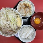 ラーメン もっけだの - 『朝食セット(ラーメン)+あぶら飯』