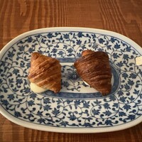 Bistro yen - ミニクロワッサンとコーンスープ