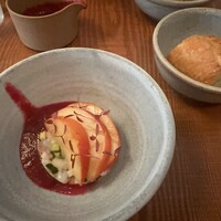 Bistro yen - 帆立と夏野菜のマリネ