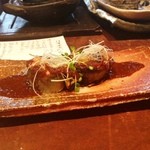 佳酒真楽やまなか - 秋刀魚と秋茄子の肝醤油