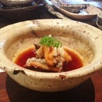 佳酒真楽やまなか - 伊佐木の竜田揚げ　黄金あんかけ