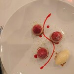 プレスキル - 苺のパイとはちみつのアイス