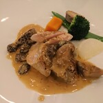 プレスキル - ホロホロ鳥とセップ茸のサルミ