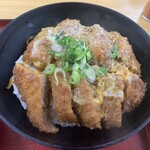 松屋うどん - かつ丼　近景