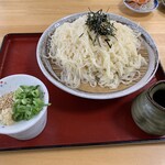 松屋うどん - 白糸ざる５８０円　大盛り＋１５０円