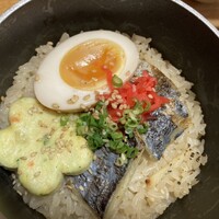季節の魚と釜飯 魚信 - 鰆の西京味噌焼き釜飯