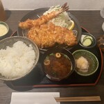 とんかつ とん米 - ロースかつ定食　特上（2023年8月12日撮影）
