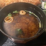 とんかつ とん米 - 味噌汁（2023年8月12日撮影）
