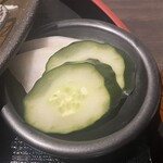 とんかつ とん米 - お新香（2023年8月12日撮影）