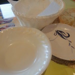 シルジャナ - 激落ちくん　なみだね。だって美味しいんだものー。　ナンでお皿キレイ