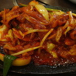 アリラン亭 - 2013.9水金限定の豚ポックム定食