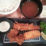 さぼてん - ミックス定食￥１１８０