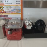 長浜ラーメン 一心亭 - 卓上♪