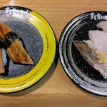 すし食いねぇ！ - 自家製煮穴子 ￥390（税込）＋おすすめ3貫