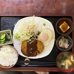 Ooshimo Shokudou - メンチカツ定食