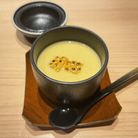 鮨 やざわ - とうもろこしの茶碗蒸し
