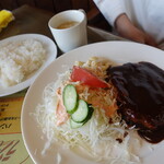 ハンバーグランチデミソース2023.07.03