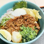 うどんば しん - 単品のぶっかけ肉うどん　1,580円税込