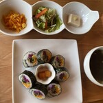 食薬ごはん  mihwa - キンパランチ1200円わかめスープチョイス▲100円