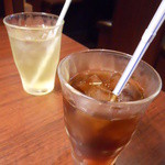 牛角 - 黒ウーロン茶＆こうばし茶