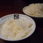 牛角 - ライス（中）＆ライス（特盛り）