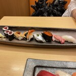 Tsukiji Sushi Sei - 妻の“特撰にぎり”。これ又適量、最良のネタ！王道の昼ご飯ではないでしょうか⁈