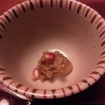 強羅天翠 - 箸休め：無花果の風呂吹き、胡桃味噌