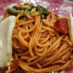 イタリアンダイニングDONA - 冷製モッツァレラチーズとトマトバジルパスタ②