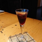 広丞庵　かのか - 食前酒♪ブルーベリー